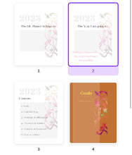 Load image into Gallery viewer, Printable planner inserts 2023 | part 1 intro &amp; goals
